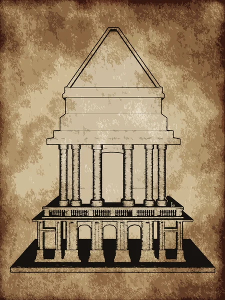 Der antike Tempel — Stockfoto