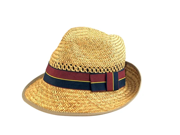 Słomkowy kapelusz człowieka — Zdjęcie stockowe