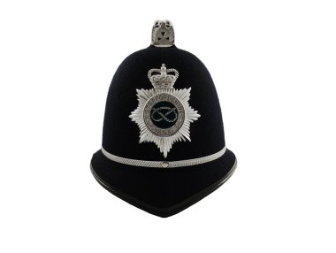 A Traditional British Police Helmet clipart