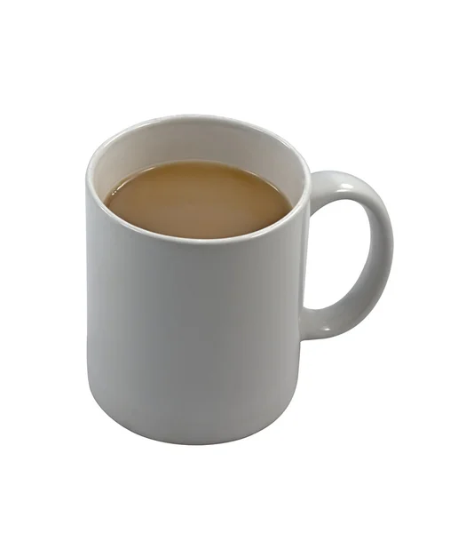 白色茶缸 — 图库照片