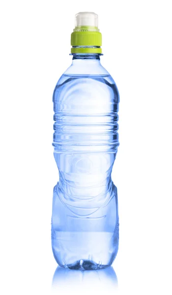 Plastic bottle of water isolated on white background — Stock Photo, Image