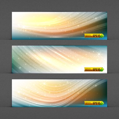 Dynamic Solar Fields Banners clipart