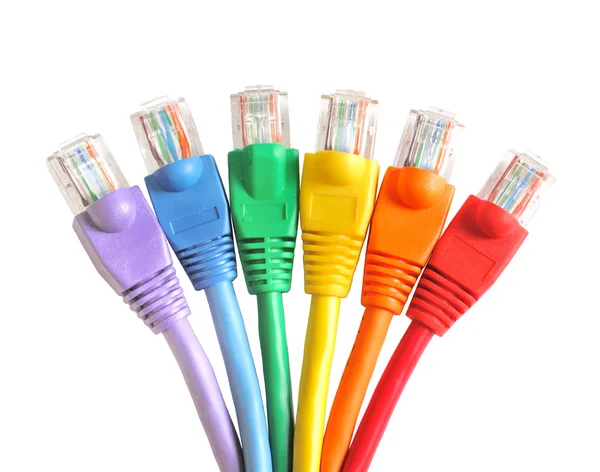 stock image Rainbow Network Plugs