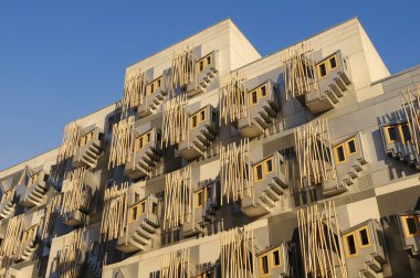 Scottish Parliament Building in Edinburgh, Scotland clipart