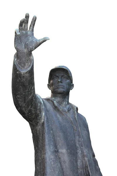 The statue of a worker — Stock Photo, Image