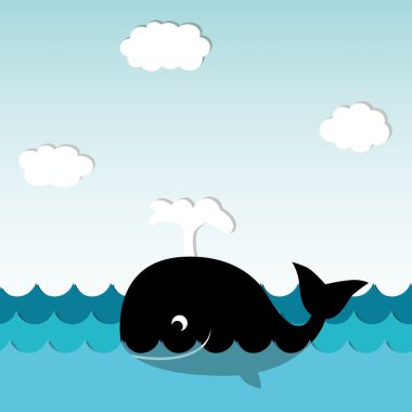 Cute Whale clipart