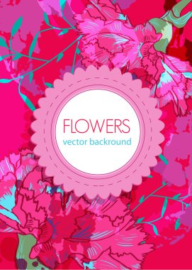 Floral background clipart