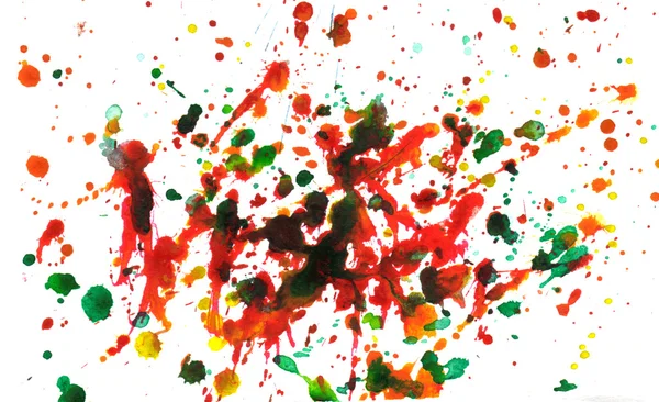 Multicolor splatter — Stock Photo, Image