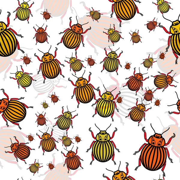 黄色的 bug — 图库矢量图片