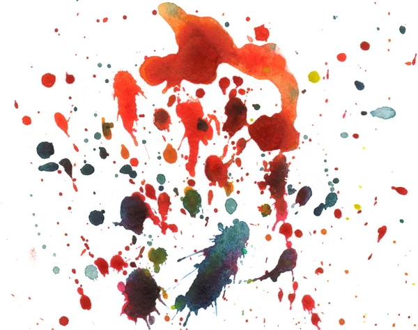 Multicolor splatter — Stockfoto