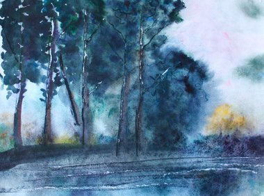 waterccolor peyzaj