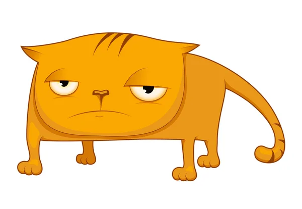 Сумно кішка — стоковий вектор