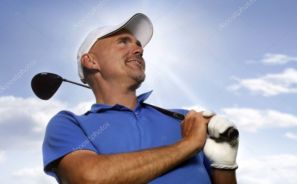 Smiling Golfer