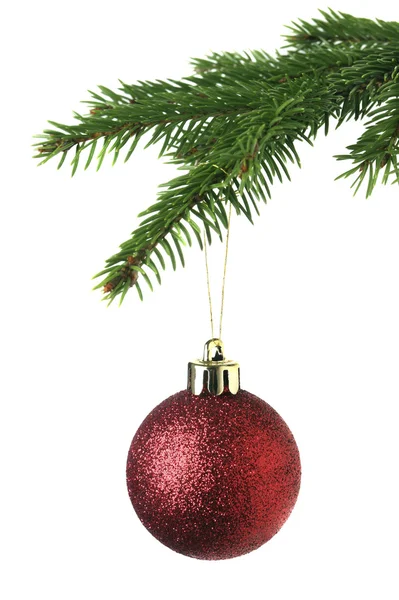 나무에 크리스마스 장식 — 스톡 사진