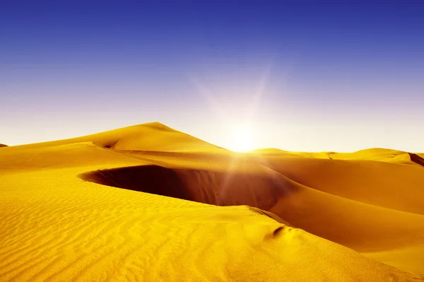 Maspalomas, letovisko, zlato pouště. — Stock fotografie
