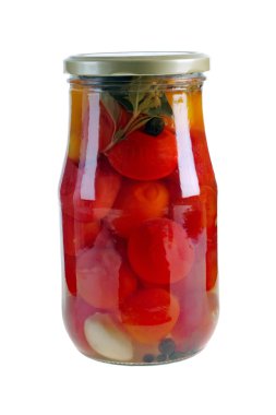 Bank tomatoes preserved