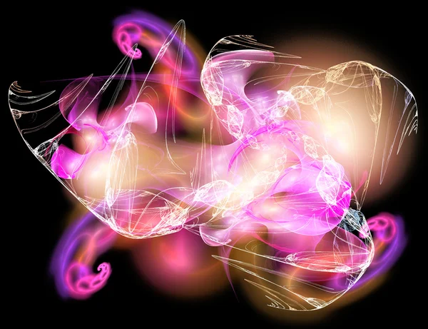 Suavemente brilhante fractal — Fotografia de Stock