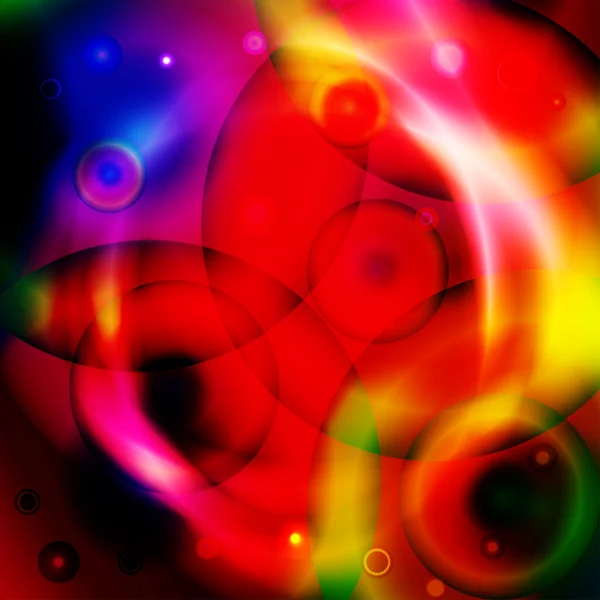 スペクトル色と抽象的な背景の図を表示 — ストックベクタ