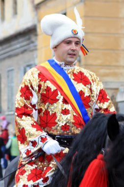 Junes brasov şehrinde Transilvanya'da geçit.