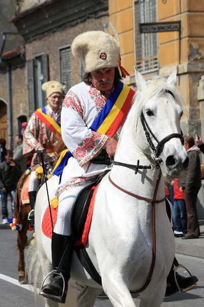 Traditionele parade van junii brasovului — Stockfoto