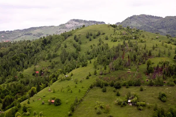 Landschap scène uit pestera dorp, Roemenië — Stockfoto