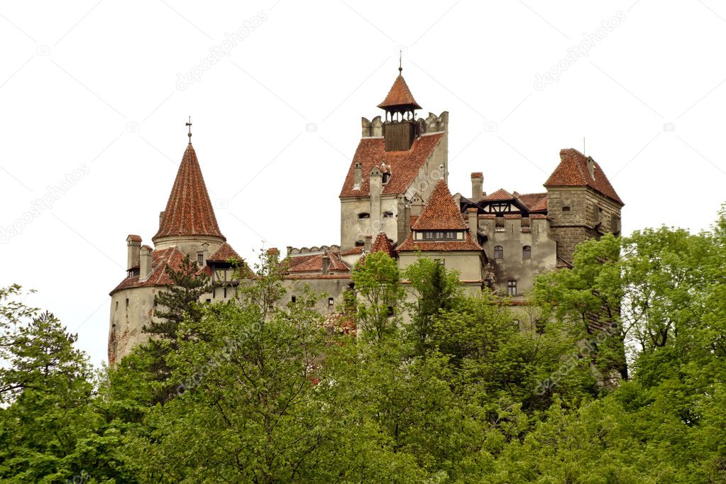 Medieval castle, known as Dracula's castle from Bran, Romania