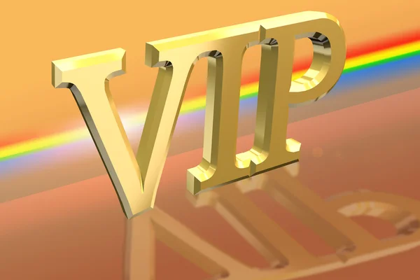 VIP or Very Important Person letter illustration over spectral background — Stock Photo, Image