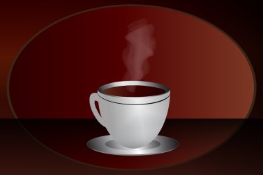 grafische illustratie van koffiekopjeKahve Kupası grafik illüstrasyon