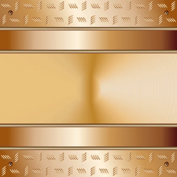 Altın plakalı teknoloji arka plan grafik illüstrasyon — Stok Vektör