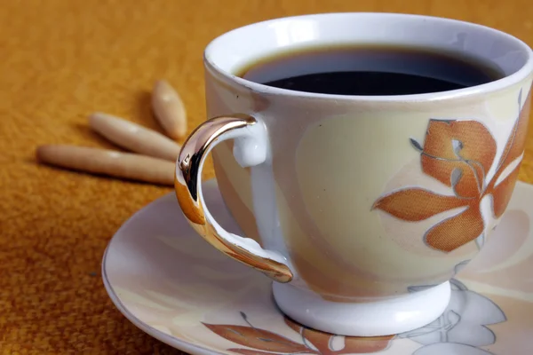 Mattina con una tazza di caffè — Foto Stock