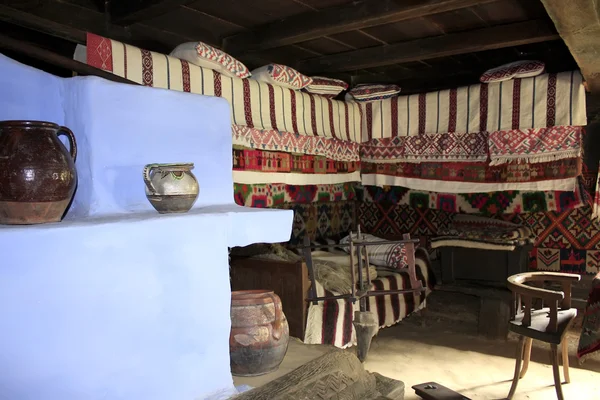 Interiér venkovské domu od sedmihradské vesnice — Stock fotografie