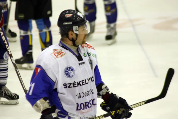 Miercurea-ciuc ishockeyspelare i prim plan — Stockfoto