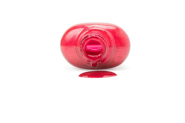 Spilled nail polish — Stock Photo, Image
