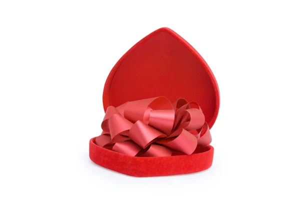 Gifts box with bow — Stock Photo, Image