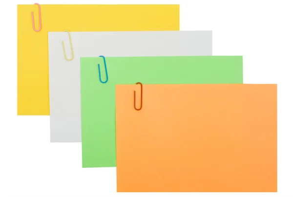 Papers with clips — Stock Photo, Image