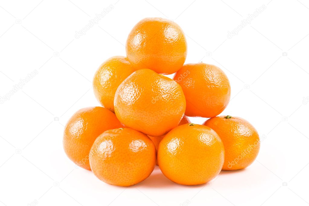 The heap from a mandarins