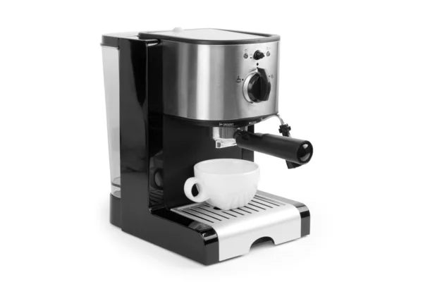 Kaffebryggare och -kopp — Stockfoto