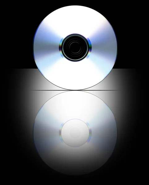Tomma CD-layouten för presentation (etikett sökvägen ingår) — Stockfoto