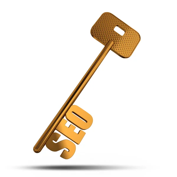 SEO Zlatý klíč — Stock fotografie