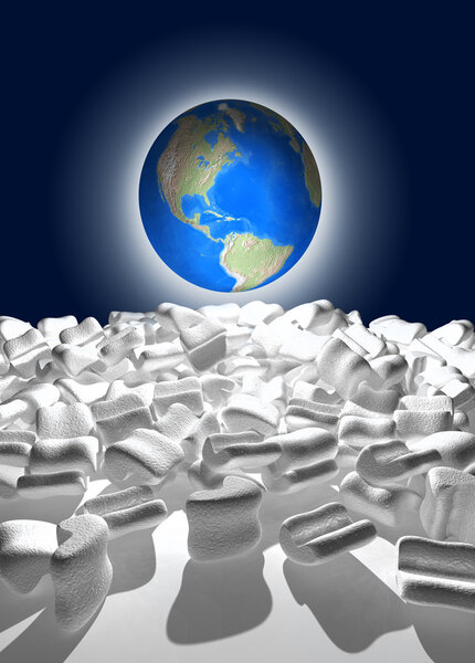 Мировой глобус распакован
