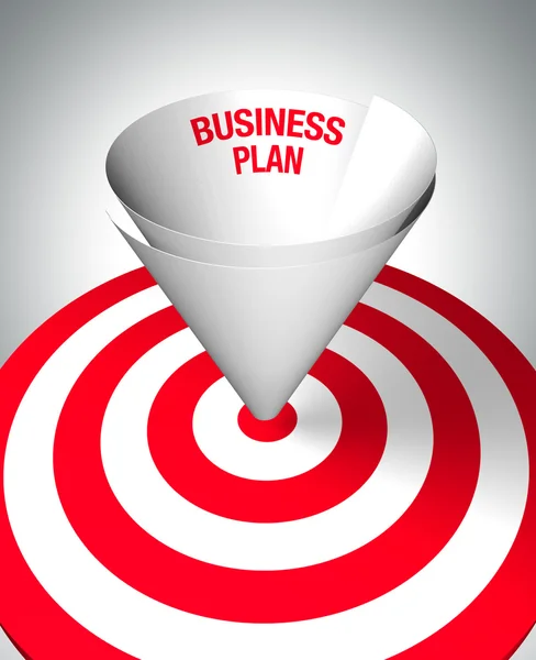 stock image Winning business plan