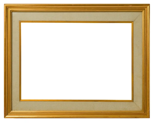 Old gilt wood frame. — Stock Photo, Image
