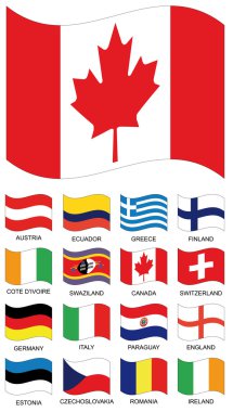 Vector Flag Collection clipart