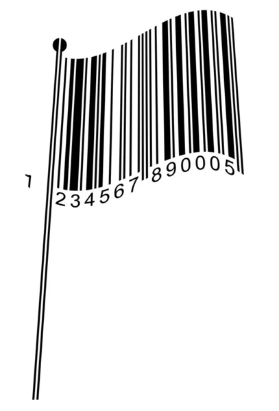 stock vector Barcode Flag