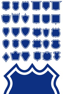 Shield Shape Template clipart