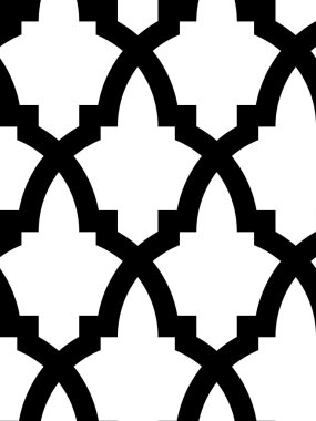 Seamless arab mosaic clipart