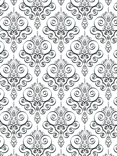 stock vector Damask Style Pattern