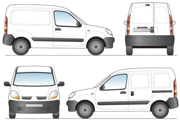 Delivery Van — Stock Vector