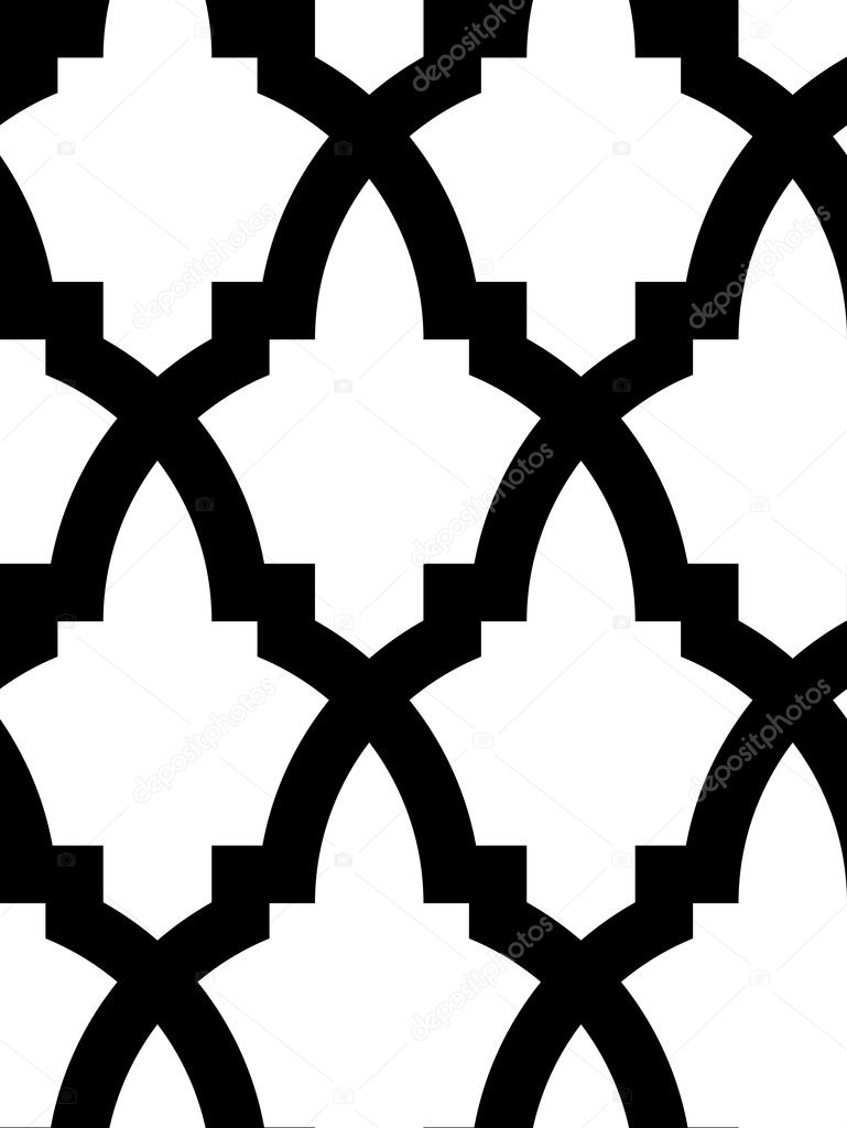 Seamless arab mosaic