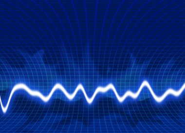 Bright Energy Waves Background clipart